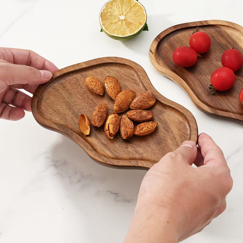 Stijlvol acaciahouten dienblad klein