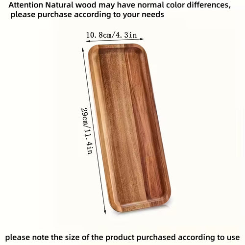 Elegante Acaciahouten Fruit- & Kaasplank – Rechthoekig & Multifunctioneel