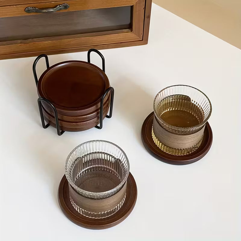 Japanse Bamboe Houten Onderzetters