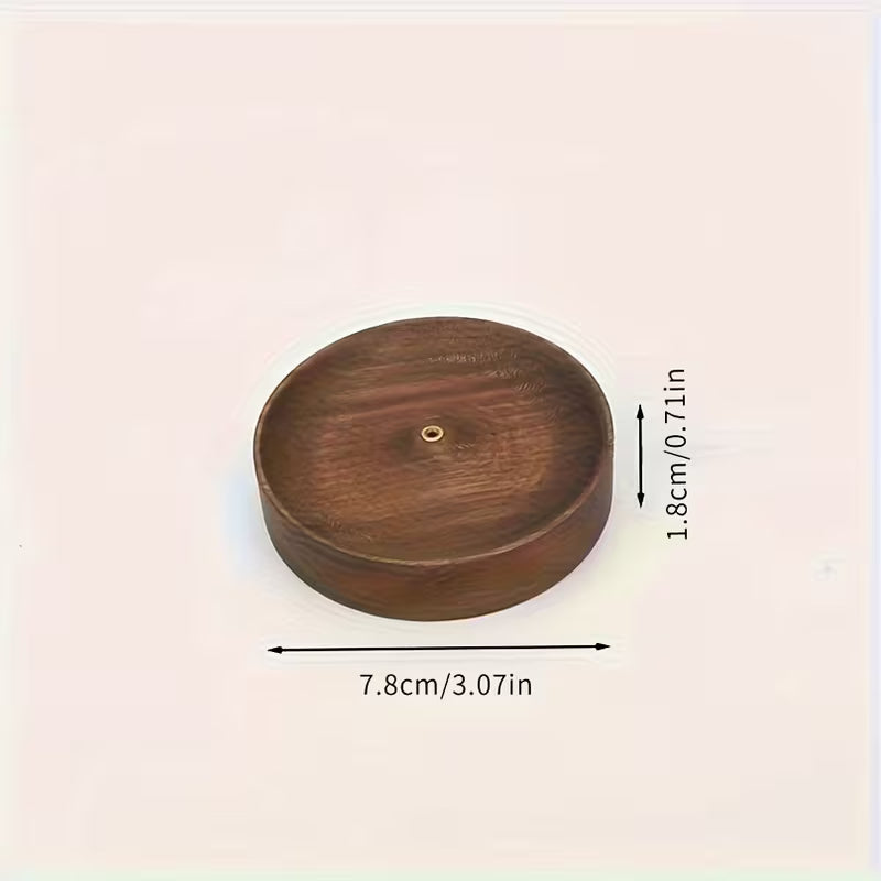 Elegante houten Wierookhouder